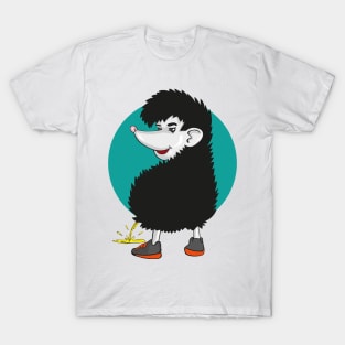 pissing hedgehog T-Shirt